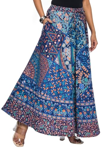 Image of Premium Cotton Skirt for Women with Pocket, Free Size