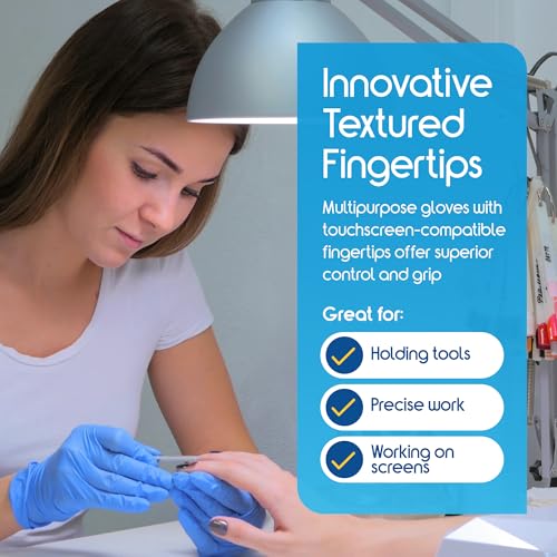Image of Inspire Black Nitrile Disposable Gloves | 4.5 Nitrile Disposable Safety Medical Cooking Cleaning Gloves