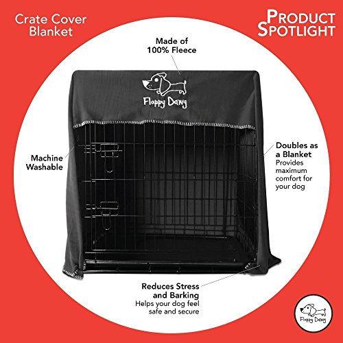 Floppy Dawg Crate Cover. Fits 42 Inch Dog Crates or Smaller. Easy to Put On, Take Off, and Adjust. Doubles as a Comfy… - Image 3