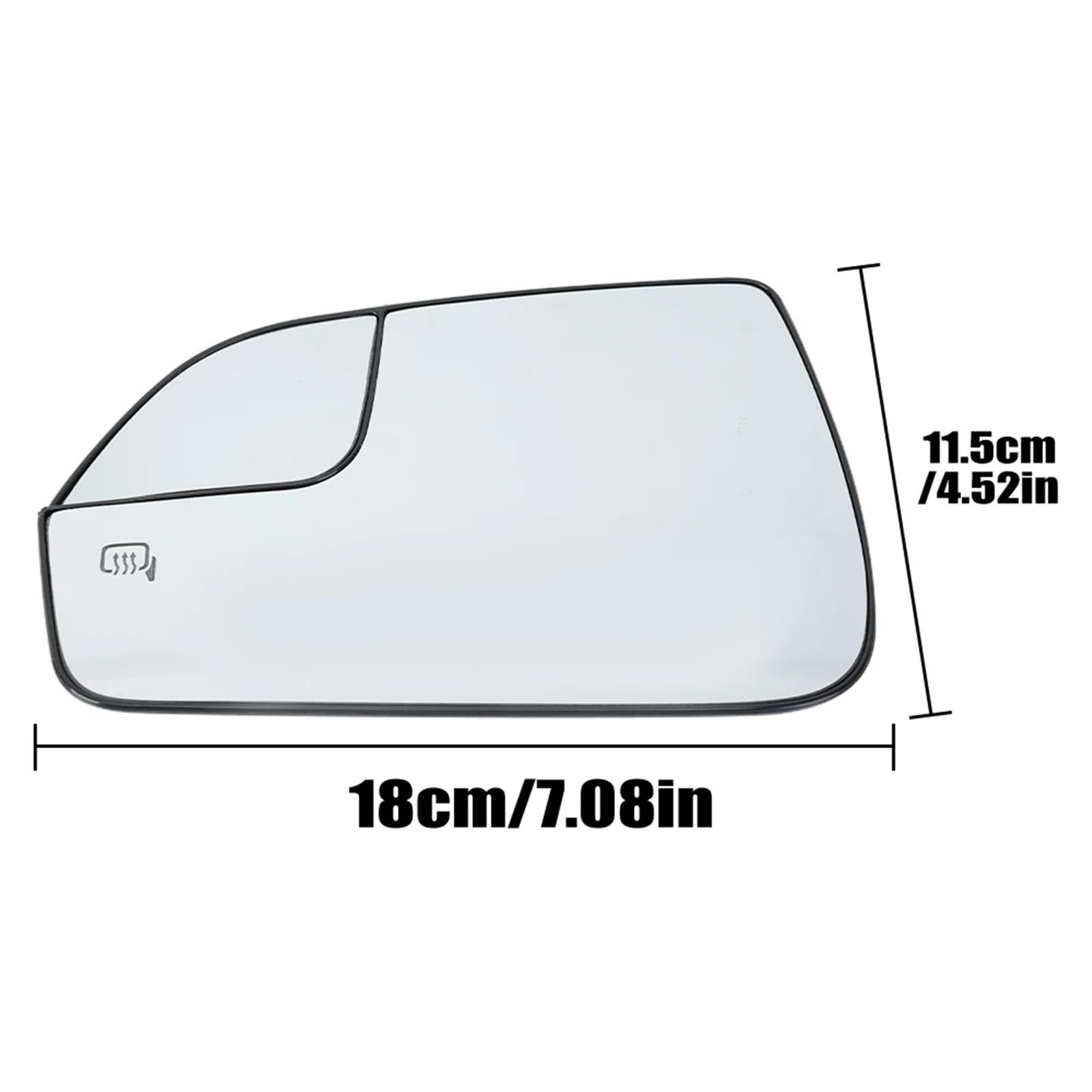 Vetro Dello Specchietto Retrovisore Lente in vetro per specchietto retrovisore laterale per Lincoln MKZ 2013-2020 installare(1 pc Left)