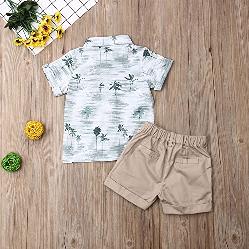 Nieuwe Baby Zomer Kleding Peuter Baby Jongen Formele Pak Bloem Jurk Shirt+Shorts Bottom Beachwear 2 Stks Set Outfits… - Image 5