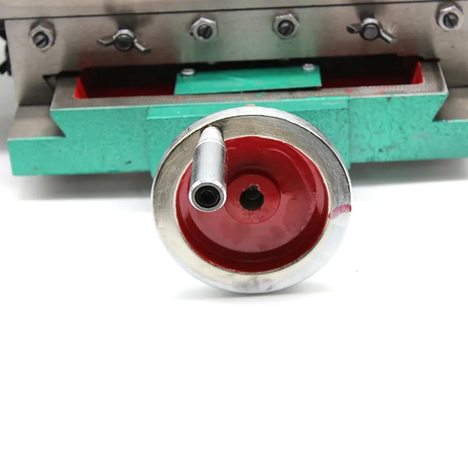 Trapano da tavolo a croce da 450 mm, in metallo, morsa professionale in ghisa, per trapano a colonna, ganasce, inserto versatile, tavolo da fresatura con asse da 23 cm, asse Y da 11 cm