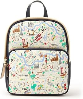 accessorize London Women's Multi-Color London Print Backpack-picture-13