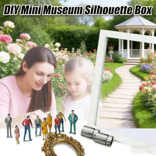 Boîte Silhouette Mini-musées DIY : kit d’exposition créatif et cadres de mini-musée