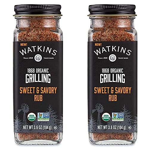 Watkins Organic Grilling Sweet And Savory Rub, Non-Gmo, Kosher, 3.6 Oz, 1-Pack (Pack Of 2) #TOP19