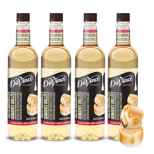 Image of DaVinci Gourmet Classic Toasted Marshmallow Syrup, 25.4 Fluid Ounces (Pack of 4)