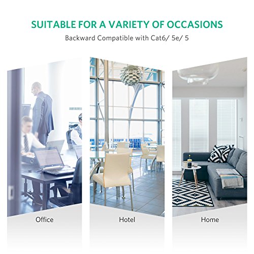 Ugreen 11268P, 2 x Cavo di Rete Ethernet Cat 7