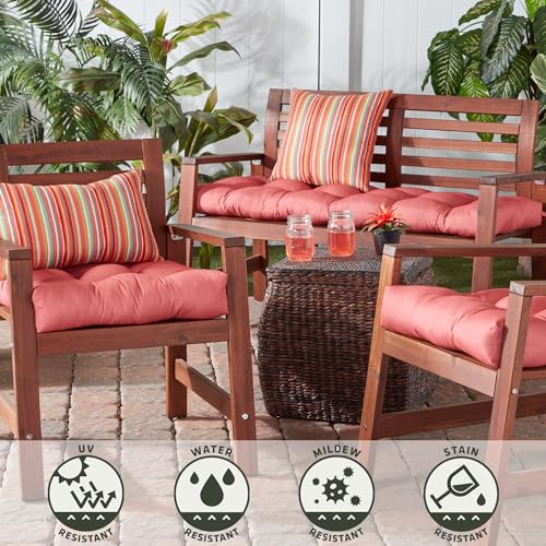 Greendalehomefashionsoutdoor17inchsquarethrowpillowsetof2coralstripe2count Urban Country Home Decor Greendale home fashions outdoor 17 inch square throw pillow set of 2 coral stripe 2 count urban country home decor