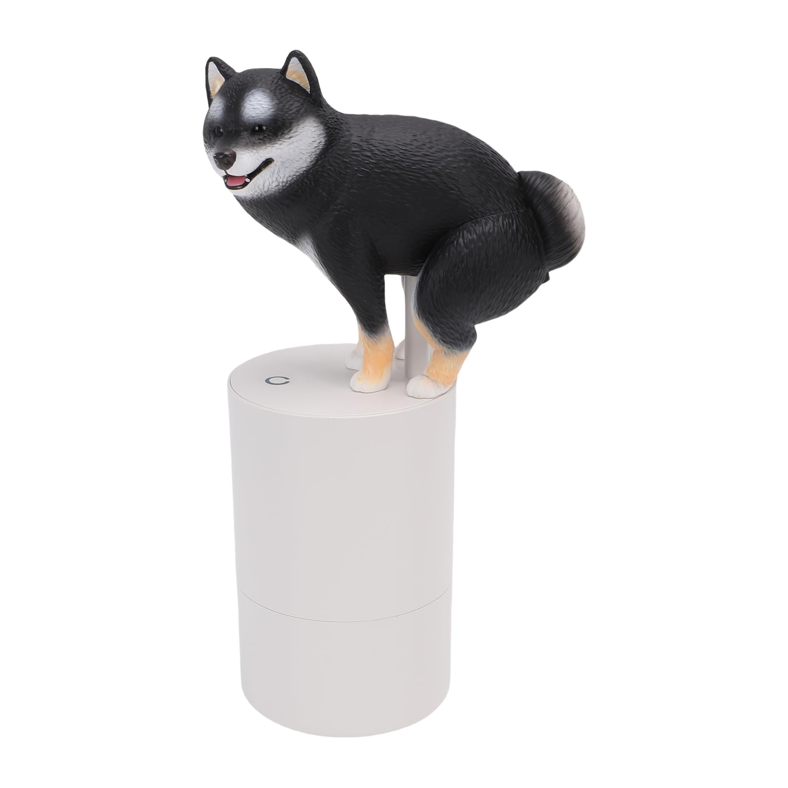 Ausla Automatischer Seifenspender, ABS-Schaumseifenspender mit Intelligentem Sensor, Batteriebetriebenes Hundedesign, 27 X 9 cm, für Badezimmer, Küche, Händewaschen (Black)
