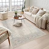 Photo Gallery rugs by desire maia tappeto per soggiorno lavabile, morbido polipropilene, a pelo basso, retro in cotone antiscivolo, per eleganti spazi interni, beige, 120 x 180 cm (rettangolare) Photo Gallery rugs by desire maia tappeto per soggiorno lavabile, morbido polipropilene, a pelo basso, retro in cotone antiscivolo, per eleganti spazi interni, beige, 120 x 180 cm (rettangolare)