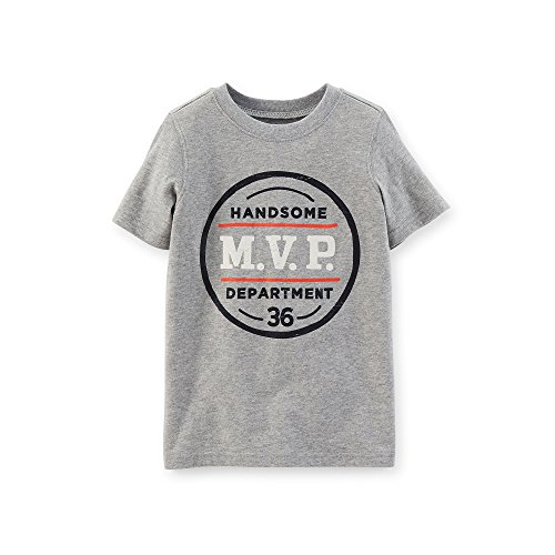 Tee-shirt Carter's 9m pour bébé garçon manches courtes coloris gris