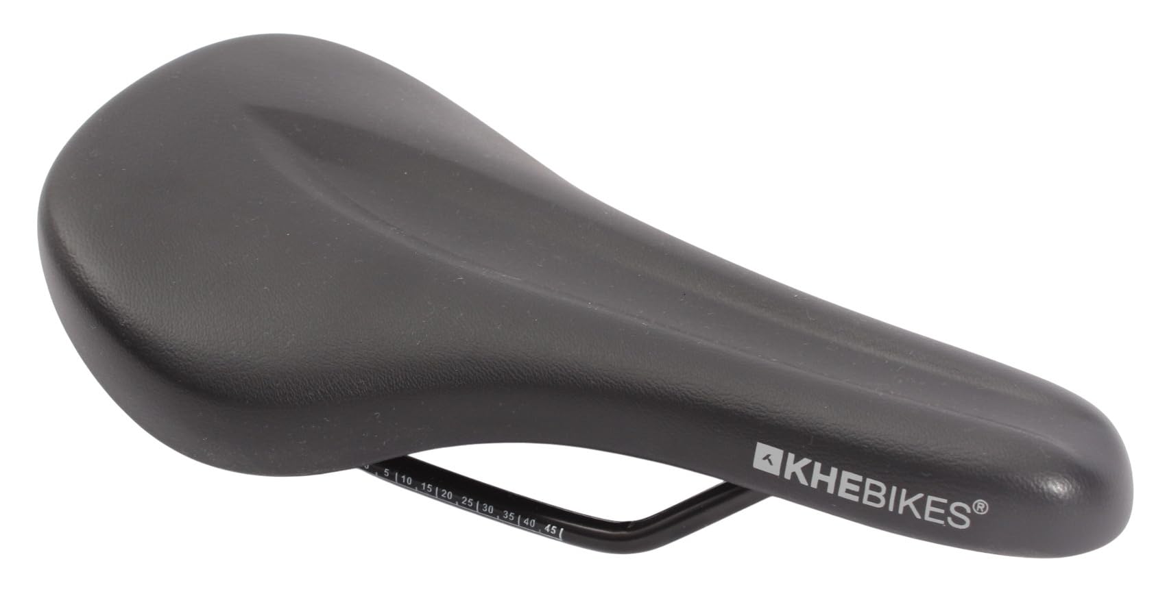 KHEbikes Slim BMX Padded Saddle - 0.25kg - 125 x 230mm - 7mm Steel Rails - Lightweight & Compact - Street, Park & Flatland