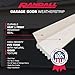 Randall Manufacturing Co., Inc | Garage Door Weatherstrip Door Seal | 7 Feet | Dual Vinyl | for Top or Sides | Box of 15 | White | for All Types of Garage Doors | Seals Out Drafts | Easy Installation