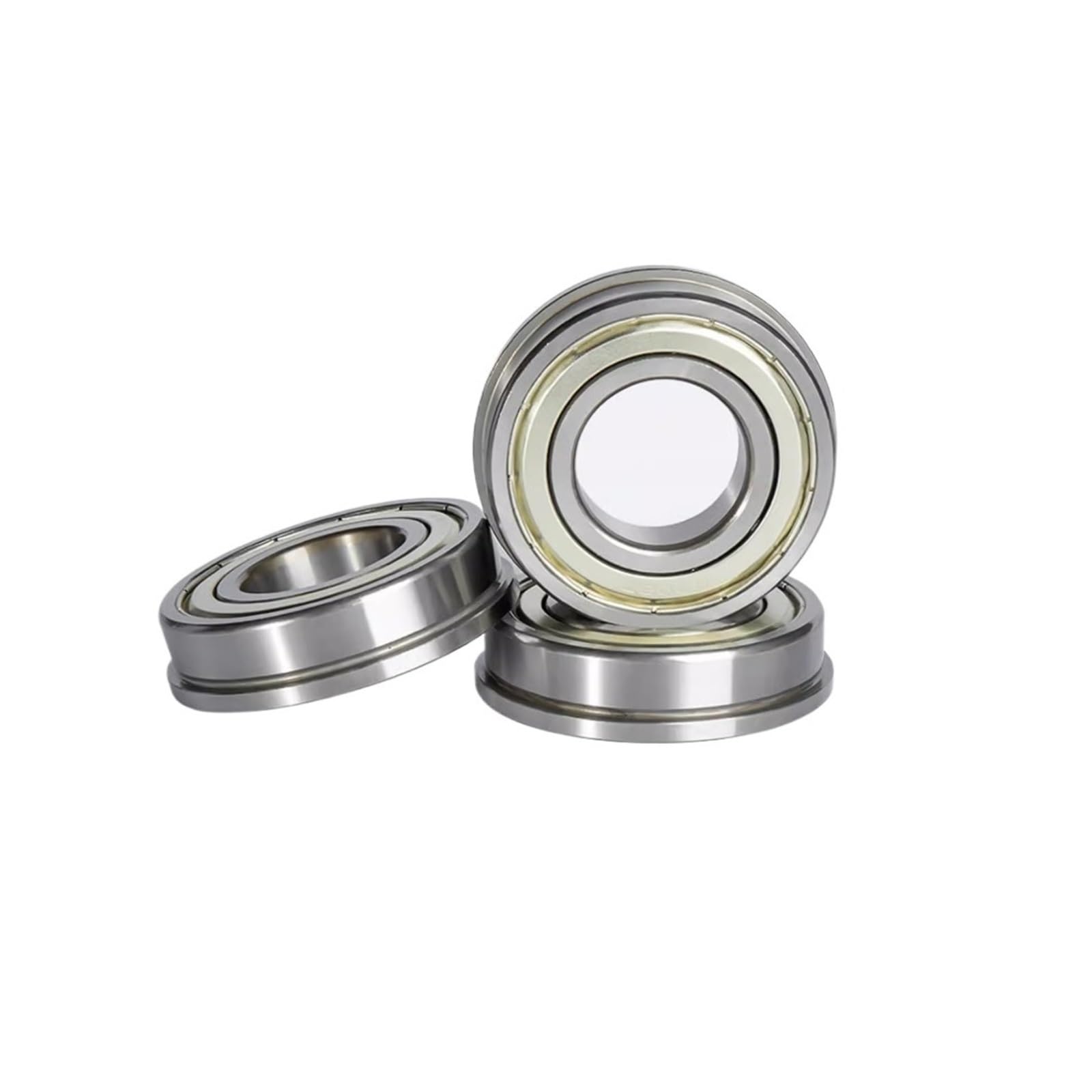 Rfxogtyfz P5 3Pcs Flange Bearing F6200/6201/6202/6203/6204/6205/6206/6207/6208/6209/F6210 Zz Deep Groove Flanged Ball Bearings(F6202-Zz 15X35x11mm)