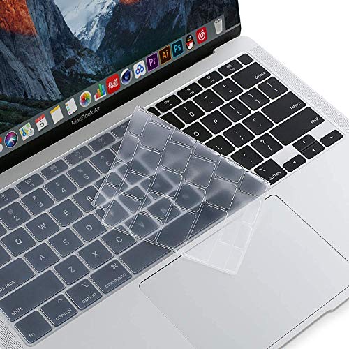 MXVOLT | Keyboard Cover Compatible with MacBook air 13 inch 2020 Release A2179 | Waterproof dust-Proof Protective TPU Keyboard Protector Skin | Clear| (B08L6YGY65) Amazon Price History, Amazon Price Tracker