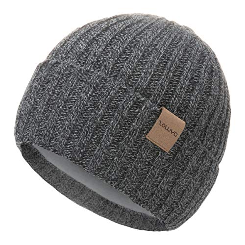 zowya Warm Winter Beanie for Men & Women Double-Layer Skully Hats Thick Daily Knit Cuff Beanie...