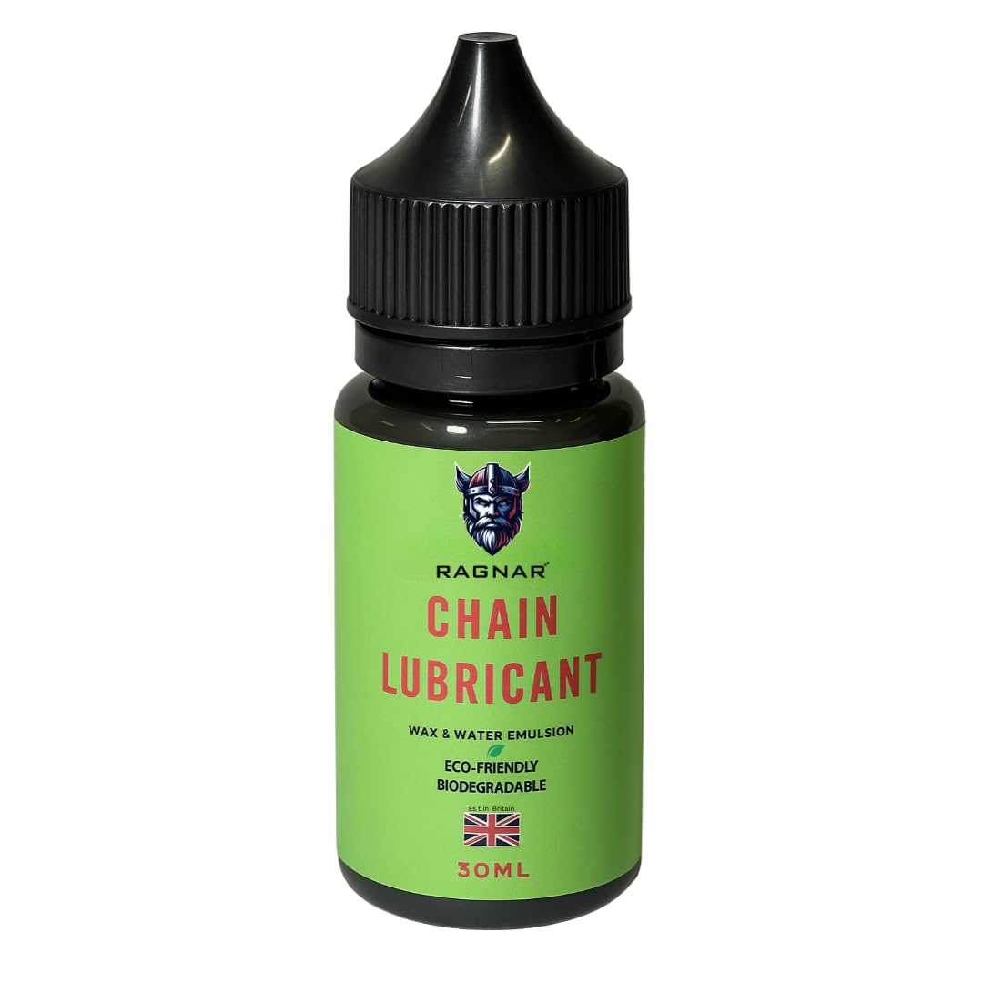 Ragnar Chain Lube 30 ml – Biodegradable Wax-Blend Bike Chain Lubricant – Eco-Friendly, Clean & Long-Lasting Performance for Road, Gravel & MTB