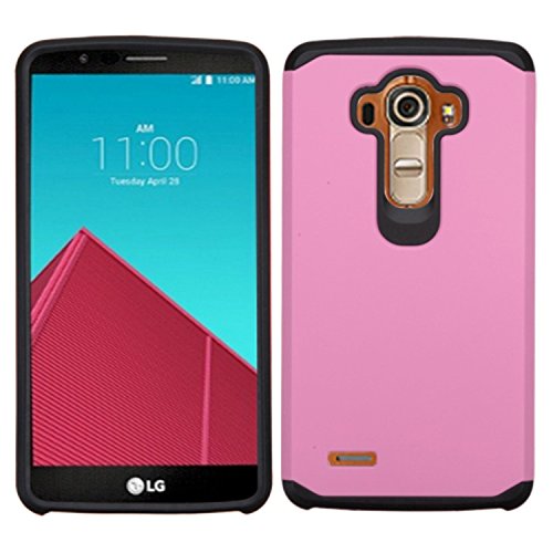 MyBat Astronoot Phone Protector Cover for LG G4 - Retail Packaging - Black/Pink