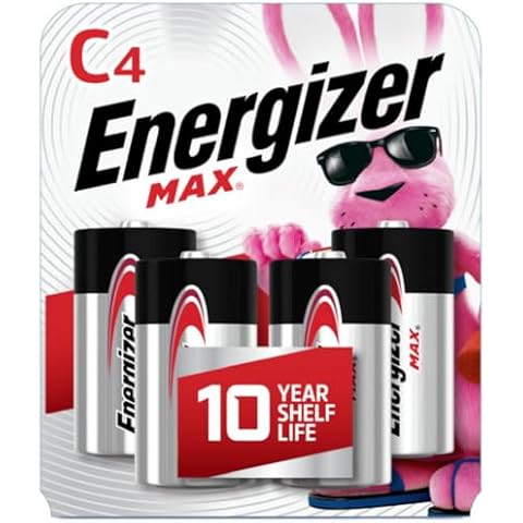 Energizer C Alkaline 1.5V Batteries - 4 Pack Cover