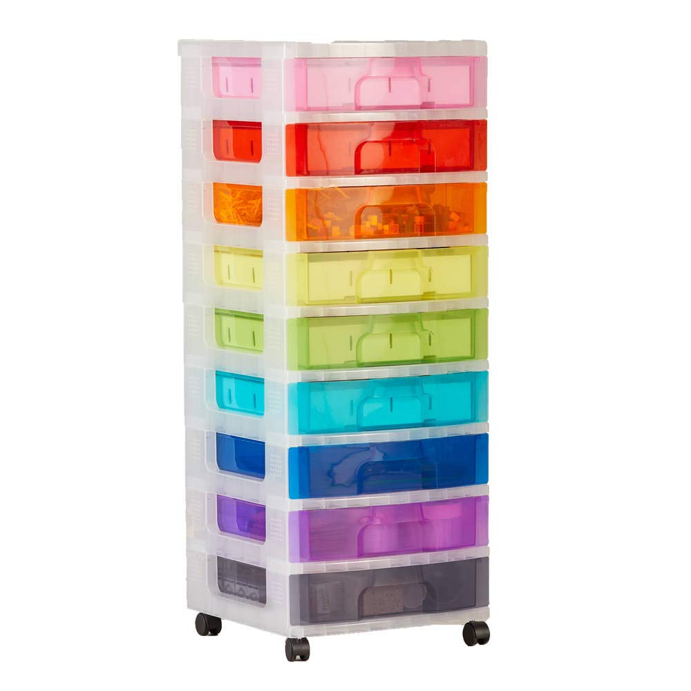 Photo 1 of ***MINOR DAMAGE****hand2mind Makerspace & STEM Lab Classroom Cart for Grade K-5, Empty Storage That's Fully Mobile, Enough Space to Personalize Your Own Cart