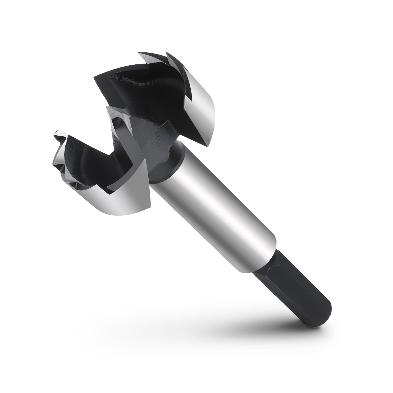 NIBBLAX 2-1/8" Forstner Bit for Wood, 2-1/8 Inch (Dia.) Wood Drill Bit Forstner Bits for Woodworking, Hex Shank