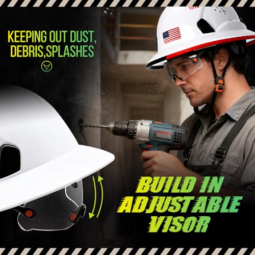 Cascos industriales de seguridad 15 cascos industriales de seguridad marca Aolamegs Safe (3)