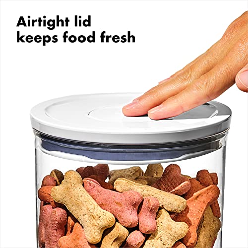 Image of OXO Good Grips Pet POP Container - 3.3 Qt /3.1 L |Ideal for up to 3lbs of Dog Food or 2.5lbs of Cat Food | Airtight Dog and Cat Food Storage Container | BPA Free