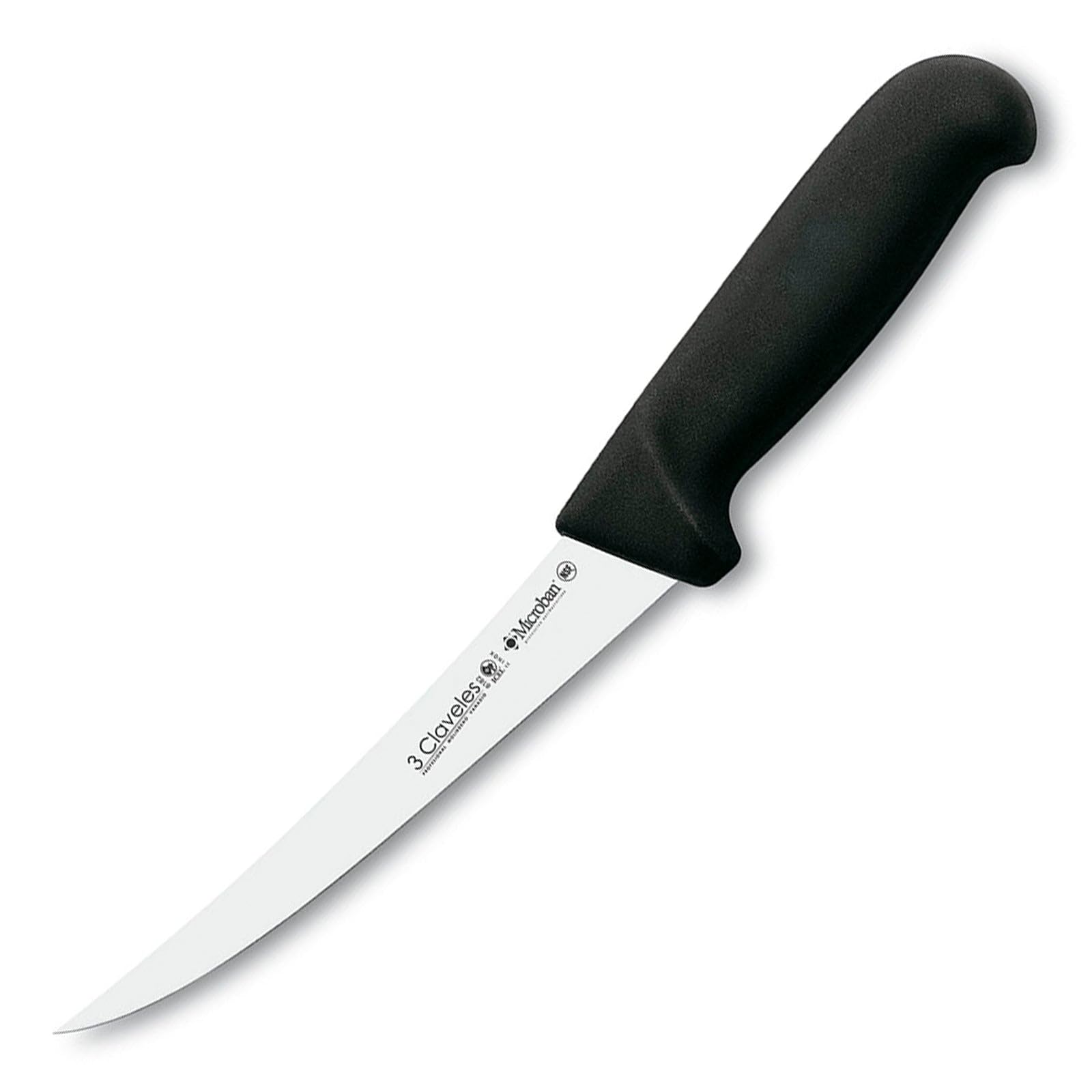 Cuchillo deshuesar curvo Proflex acero inoxidable negro 15 cm