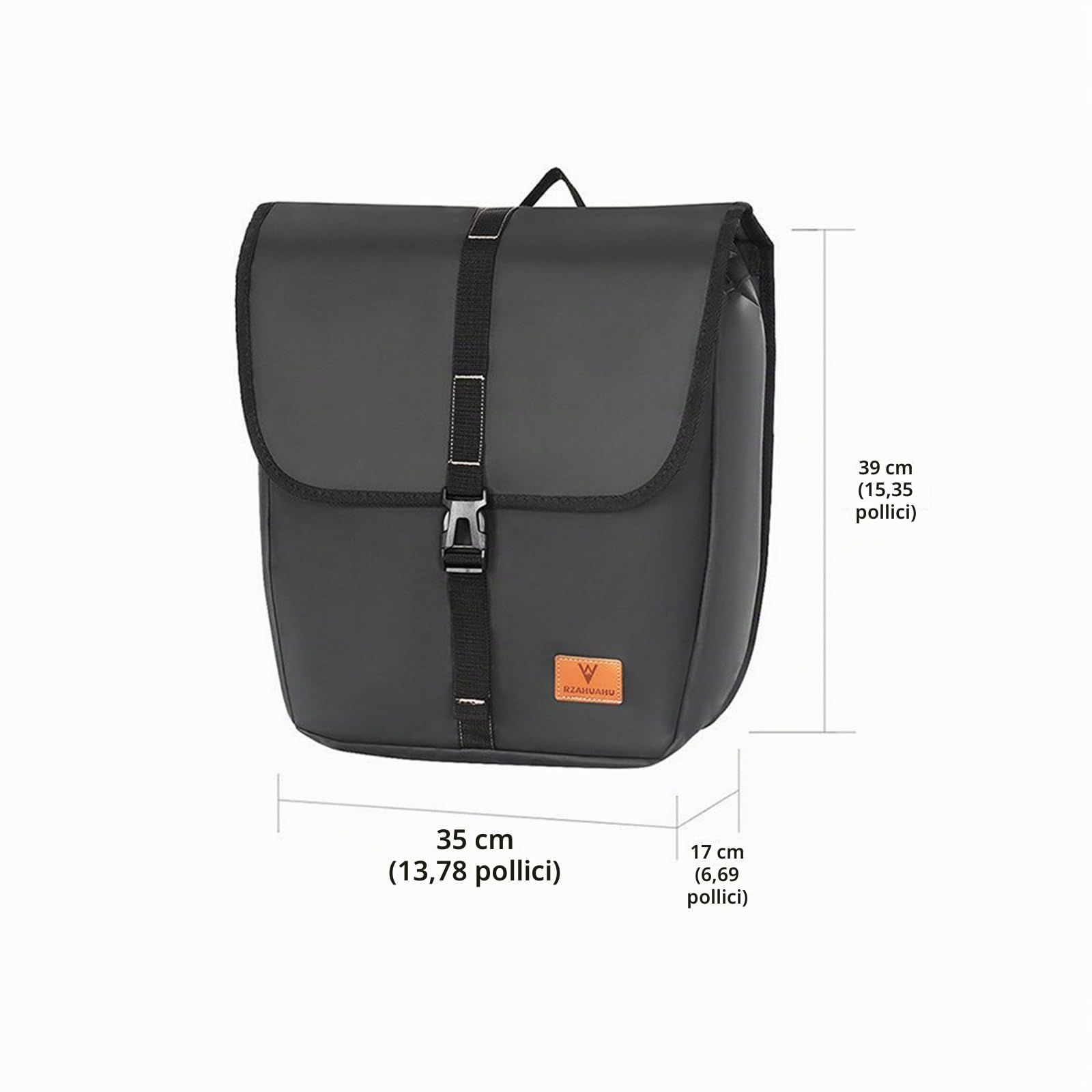 Borsa Per Bicicletta, Borsa Portapacchi Impermeabile Grande Capacità, Borsa Posteriore Per Mountain Bike, Bici Da Strada E Elettrica (2 Pezzi)