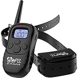 Ortz Remote Controlled Dog Training Bark Collar - Rechargeable and Waterproof for Small, Medium & Large Dogs - Fits All Size Dogs (10Lbs - 100Lbs), 400 Yard Range