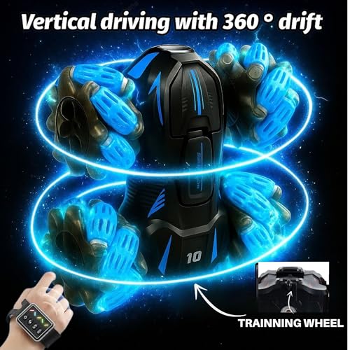 Image of GRAPHENE 4x4 RC Remote Control Car Toy for Kids Boys Adults Stunt Drift Car Hand Sensor Gesture Control 360 Spin 4WD High Speed Spray Mist Crawler Rotating Off Road Smoke Racing Car for 5+ Years