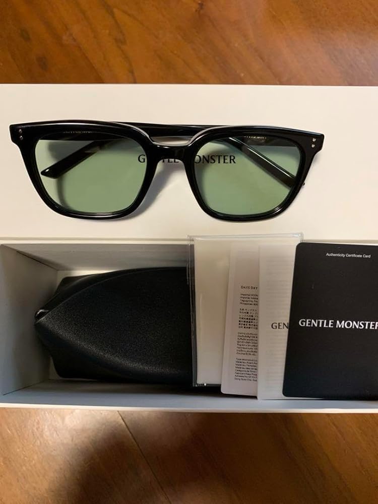 GENTLE MONSTER Days Dayサングラス グリーンレンズ Amazon.co.jp: GENTLE MONSTER Days Day 01K サングラス : ホビー