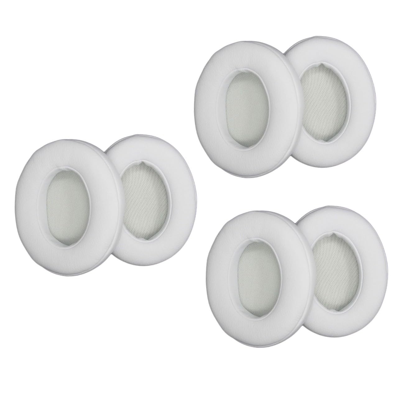 Hemobllo 6piezas Almohadillas De Repuesto para Auriculares Cojines De Oído Suaves y Duraderos Instalación Rápida Pasos Color