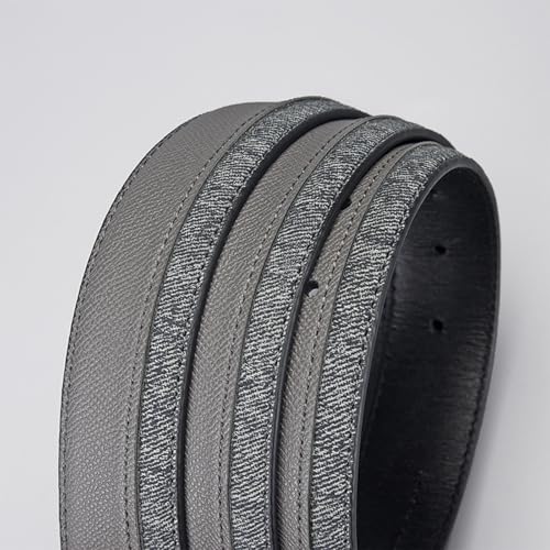 Men's Dress Belts, Casual Work Leather Belt Men Classic Business Waist Belts for Men Suits Jeans Pants,Gray,105CM/41.3''3