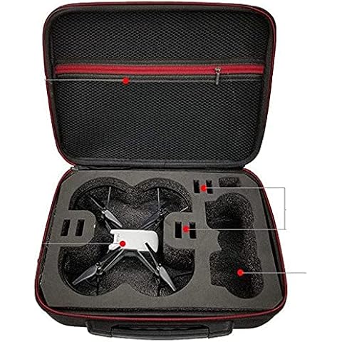YUNIQUE UK Tello Hardshell Travel Carrying Case Storage Bag Handbag, Portable EVA Internal Waterproof Shoulder Bag for DJI Tello Drone, Controller and accessories Cover