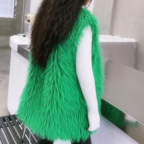 Toddler Faux F𝐮r Vest S𝐡erpa Fleece Sleeveless Winter Waistcoats Kids Girls Warm Plush F𝐮r Trendy Cool Coats4