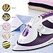 MARTISAN Steam Iron, 1200W Non-Stick Soleplate Iron,Variable Temperature and Steam Control, Self-Cleaning Function, Purple