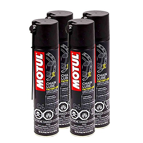 Motul Chain Lube Factory Line 9.3oz (4 Can Pack)