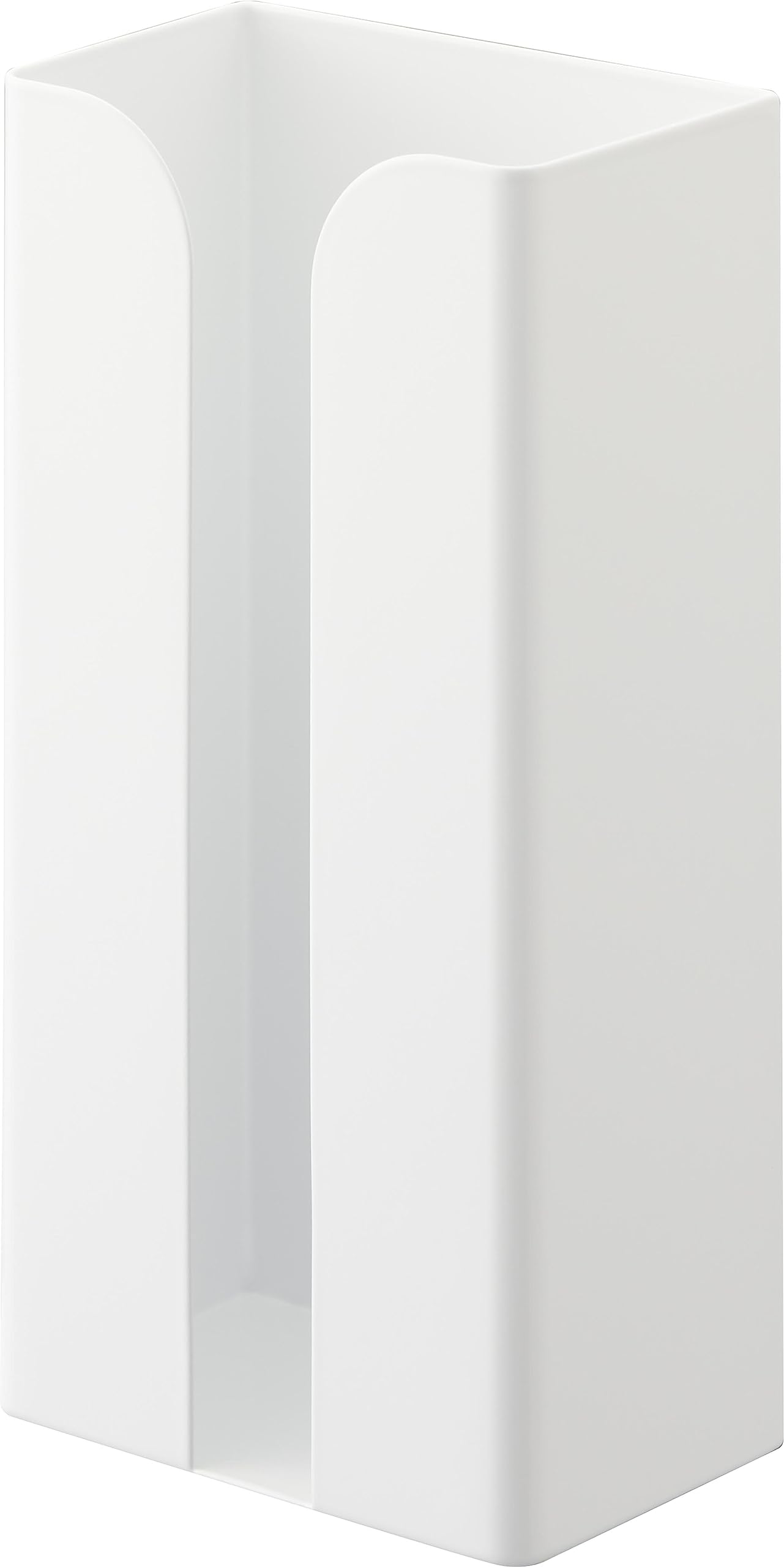 Yamazaki 3773 Magnetic Plastic Bag & Kitchen Paper Holder White Approx. W: 5.1 x