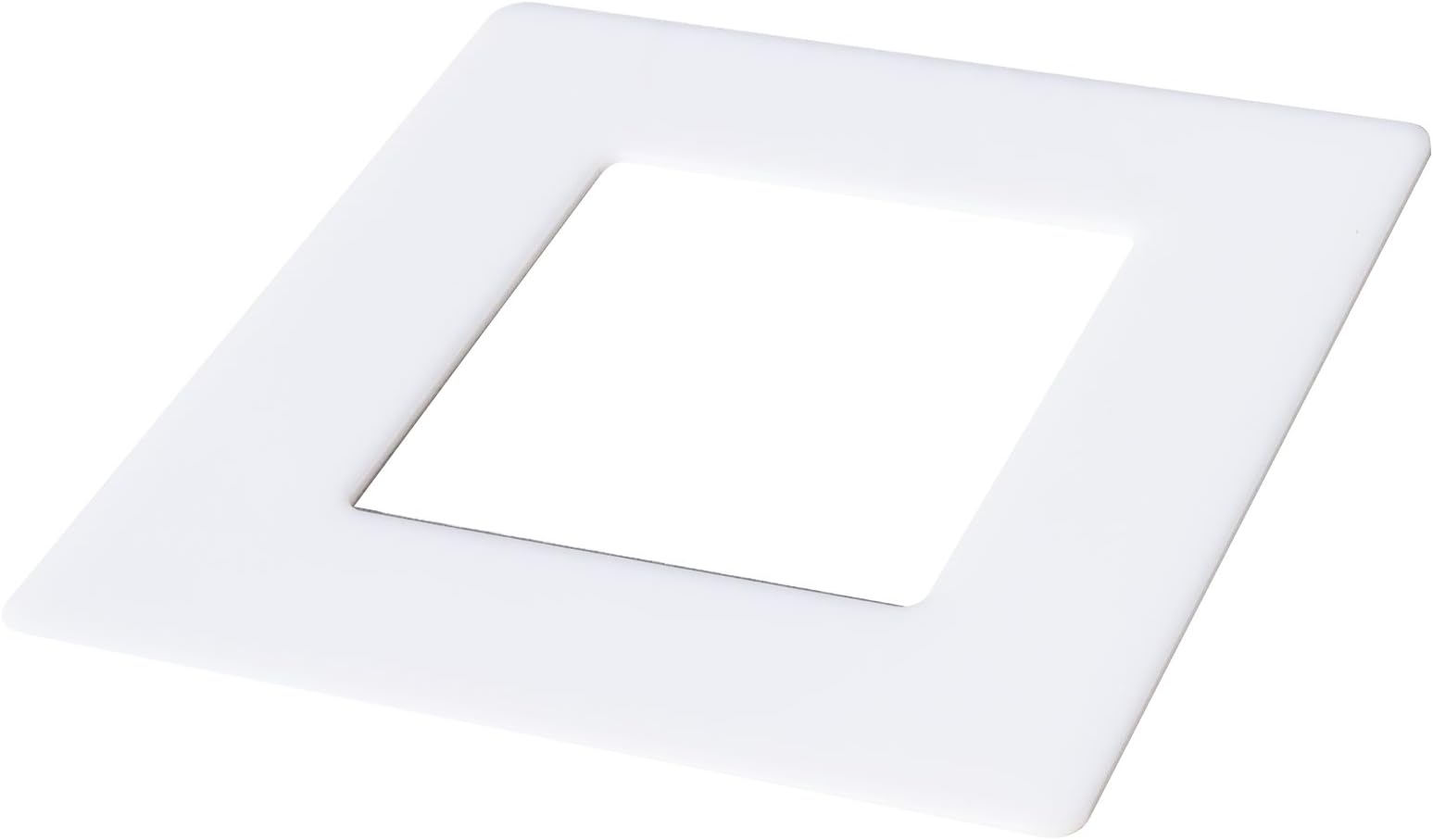 Acrylic Glass Decorative Frame White 1 x 2 x 3 x 4 x Wallpaper Protection Wall Protection for Light Switches and Sockets (White 1 Gang)