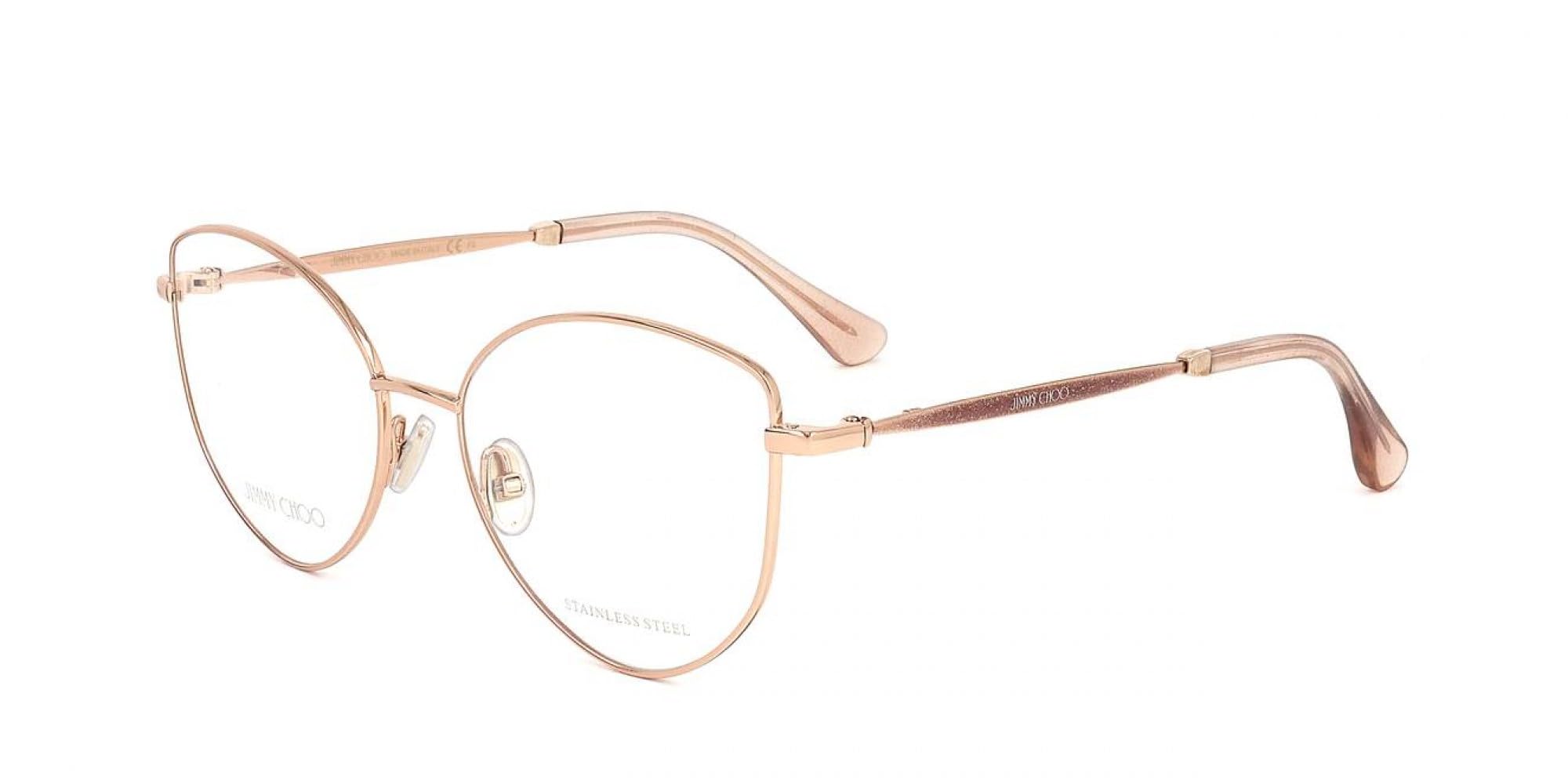 Jimmy Choo Women's Gold Copper Jc327 52/16/145 Woman Eyewear Frame