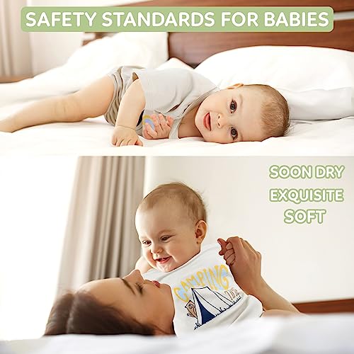 DOKMA Baby-Boys 3-pack Blue Bodysuits, Gift Set for Baby Boy, Newborns and Infants, 0-12months4