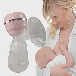 Bomba De Tirar Leite Mama Portátil Mãos Livres Elétrica Antivazamento