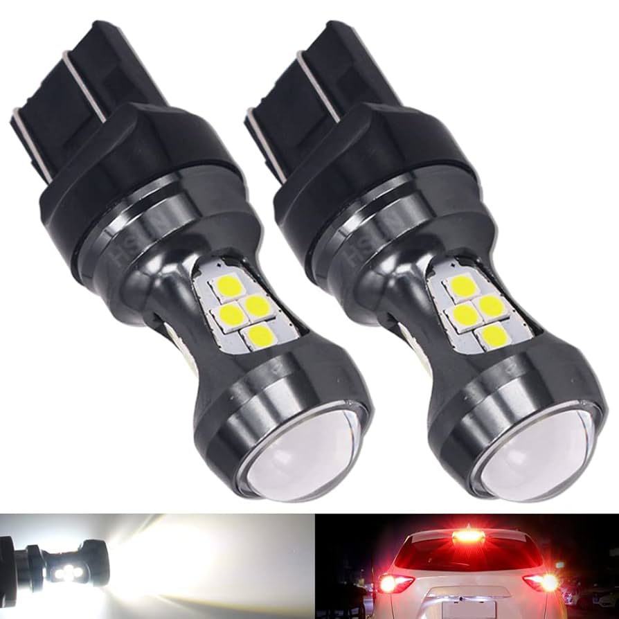 のん Amazon | HSUN T20 W21/5W LED ダブル 爆光 ホワイト 7443