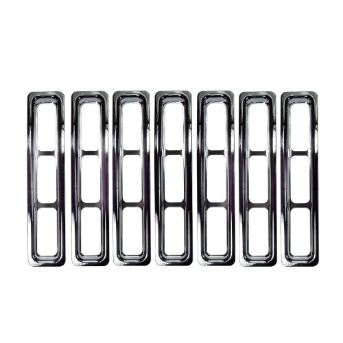 Rugged Ridge | Grille Insert Kit, Chrome | 11306.02 | Fits 1997-2006 Jeep Wrangler Tj #TOP12