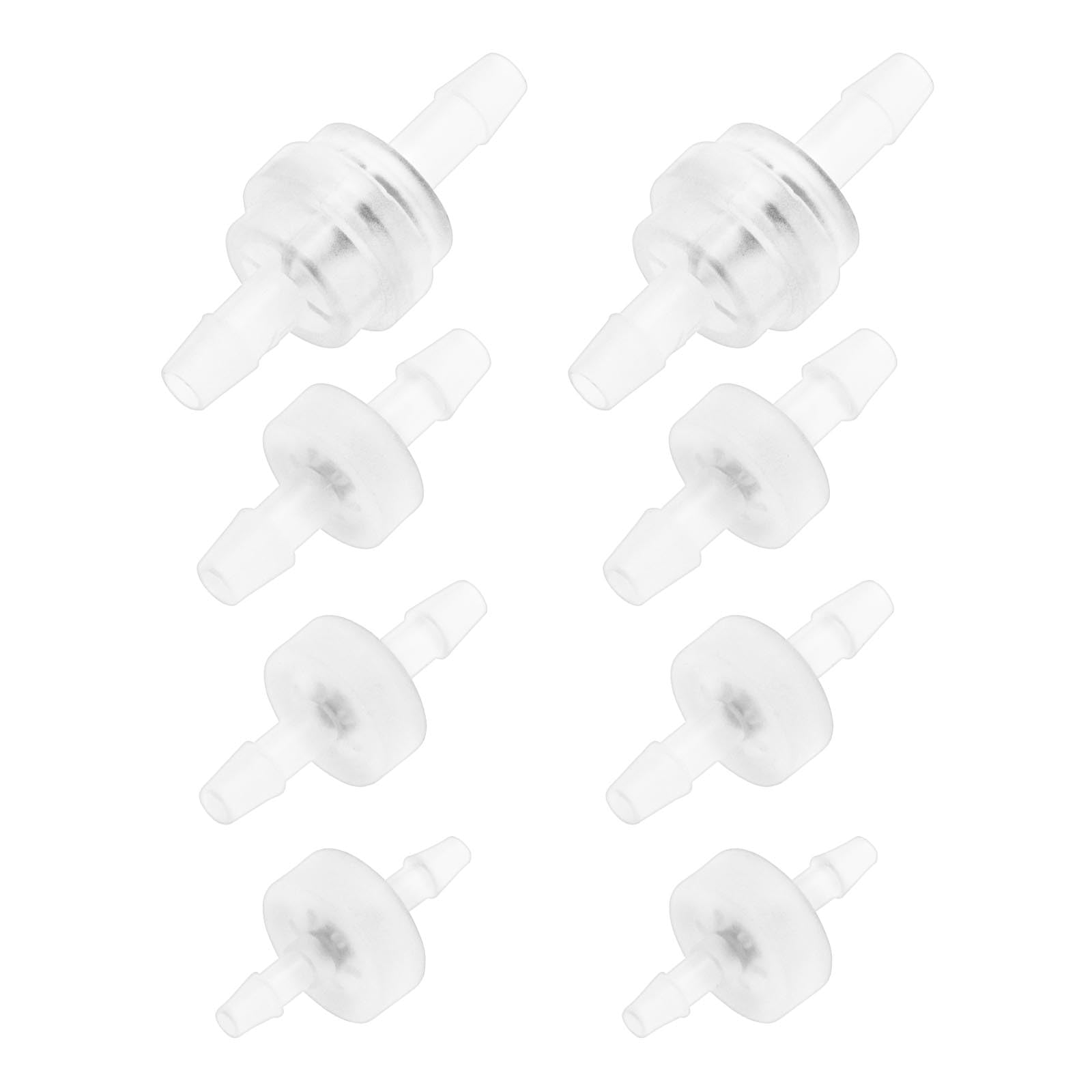 Create Idea 8-teiliges Rückschlagventil Set - Kunststoff Ventile 3mm-6mm Für Wasser & Luft