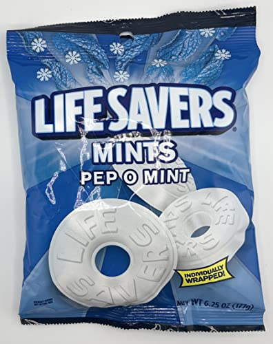 Life Savers Hard Candy Variety 8 Pack- 2 Each Of 4 Unique Flavors- Lifesaver Mints Individually Wrapped Wintergreen Lifesaver, Orange Lifesavers Mints, Life Savers Pep O Mint, And Assorted Lifesavers #TOP3
