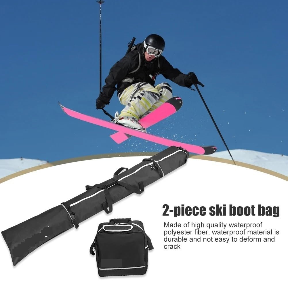Skischuh-Rucksack, Skitasche & Skischuh-Set, gepolsterte Reisetasche, Ski- und Schlittschuh-Rucksack