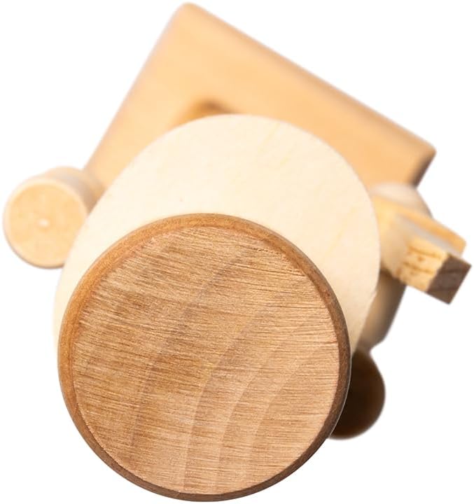 Kurt Adler 7-inch Wooden Plain Nutcracker with Paint