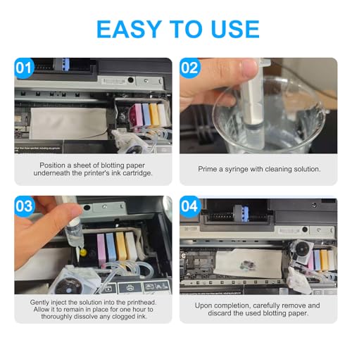 Solution de Nettoyage pour Encre Eco Solvent 500-ml pour Tête d'impression Epson DX5 i3200 XP600 - 4